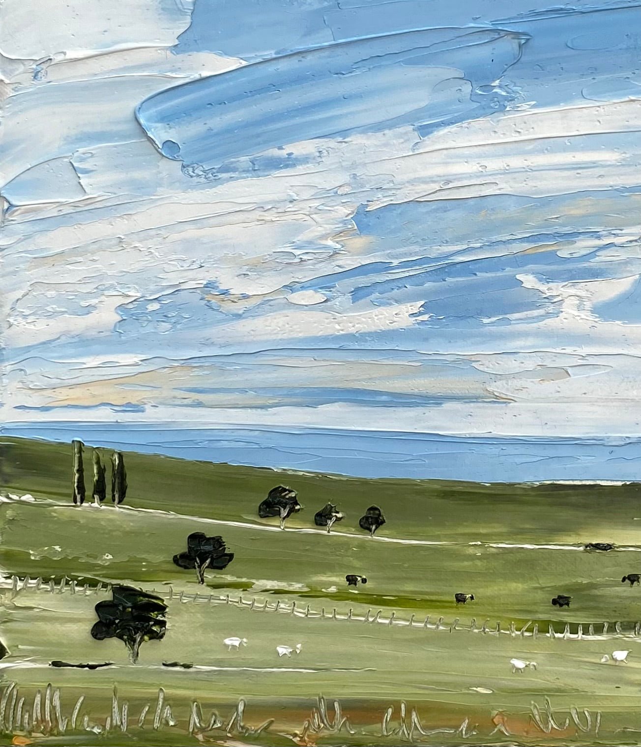 Good Days Under Country Skies - Gold Coast Gallery Of ArtJustine Bartie
