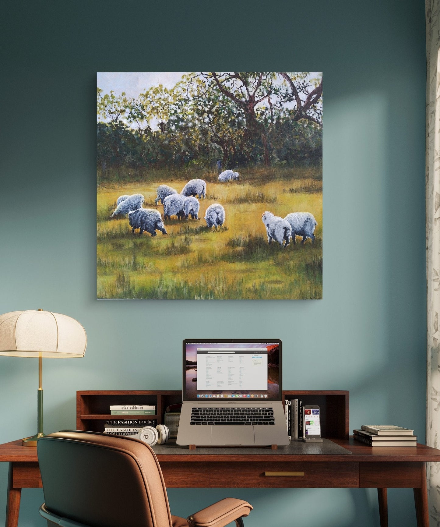 Grassgunyah morning - Original Art - Gold Coast Gallery Of ArtYvonne Wells