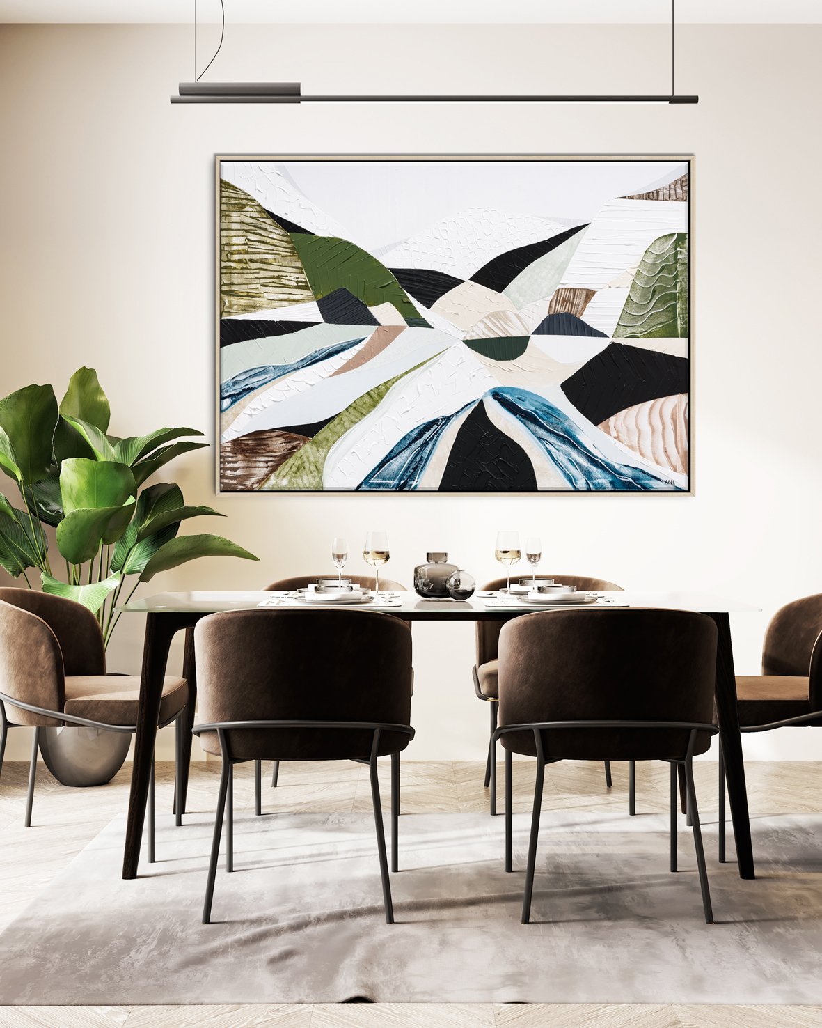 Great Dividing Ranges – Original Painting by Ani Ipradjian - Gold Coast Gallery Of ArtAni Ipradjian