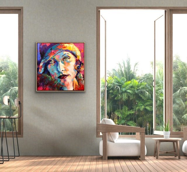 Greta Garbo Movie Star - Original Art - Gold Coast Gallery Of ArtJos Coufreur