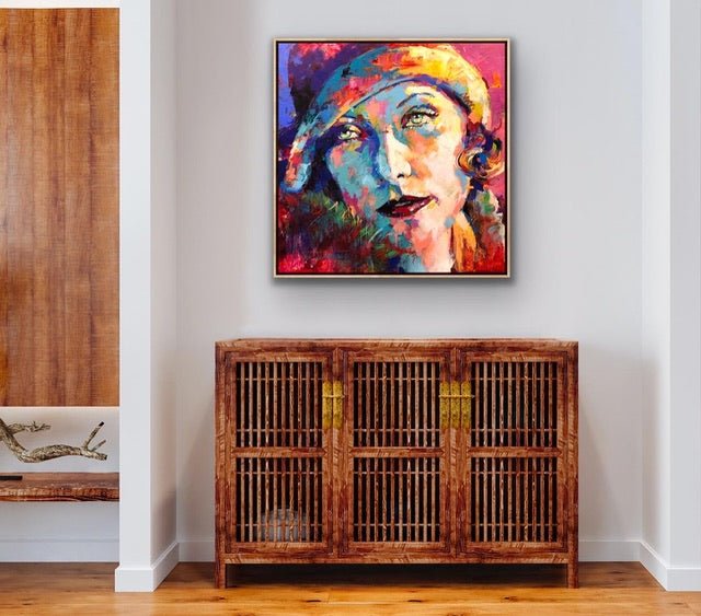 Greta Garbo Movie Star - Original Art - Gold Coast Gallery Of ArtJos Coufreur