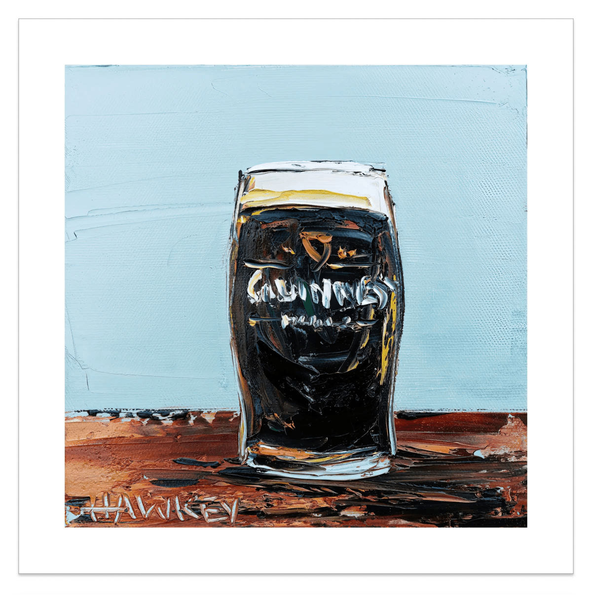 Guinness 2 - Fine Art Print - Gold Coast Gallery Of ArtAngela Hawkey