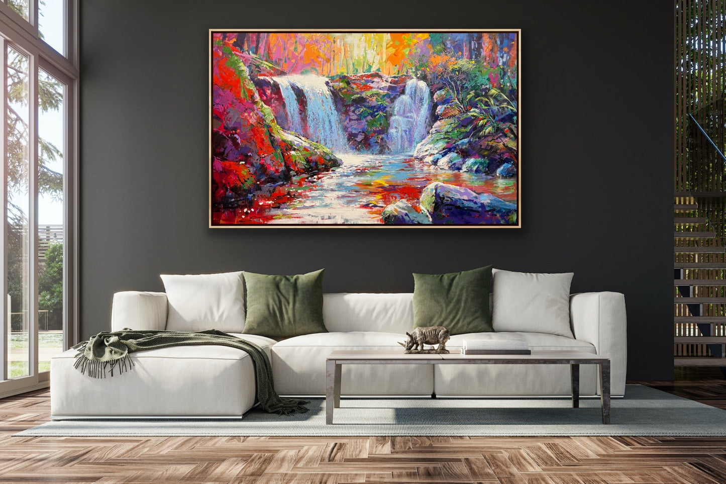 Halls Falls, Tasmania - Original Art - Gold Coast Gallery Of ArtJos Coufreur