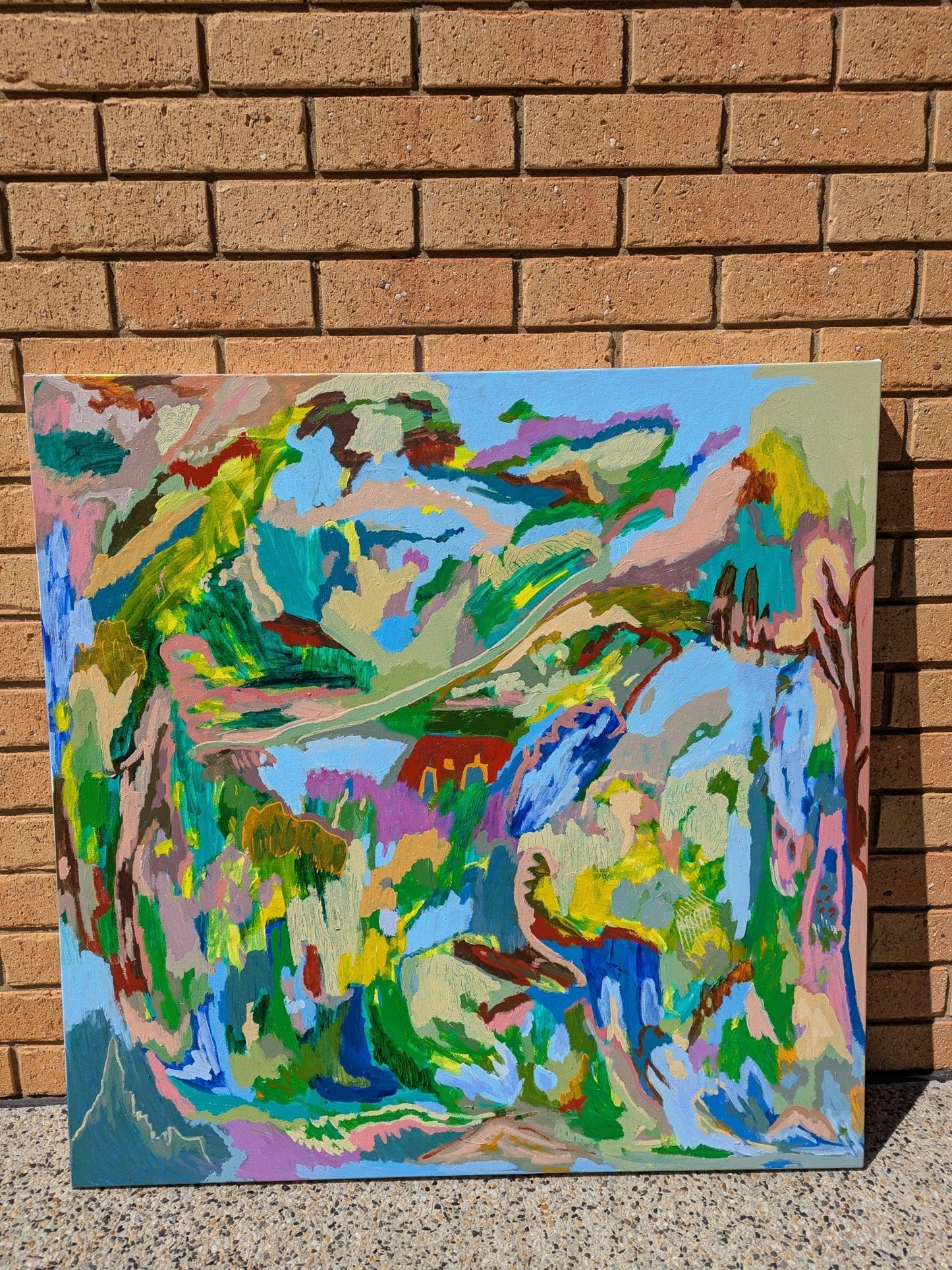 Happy Days Will Be Happy - Original Art - Gold Coast Gallery Of ArtAlpana Rai