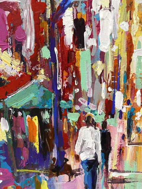 Hay Street, Perth WA - Original Art - Gold Coast Gallery Of ArtJos Coufreur