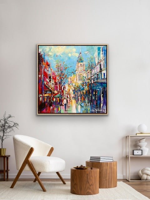 Hay Street, Perth WA - Original Art - Gold Coast Gallery Of ArtJos Coufreur