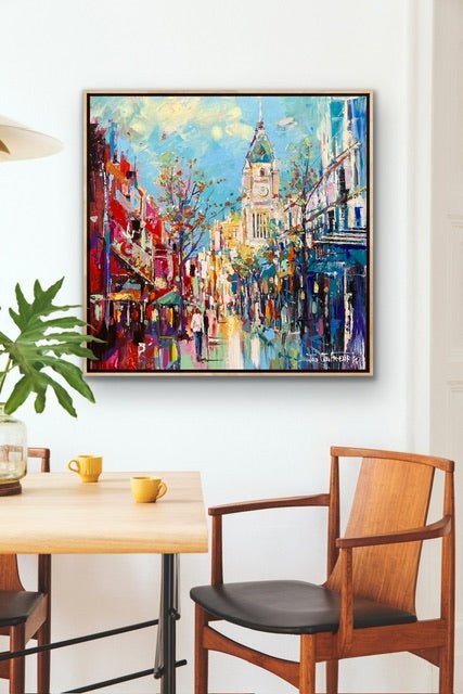 Hay Street, Perth WA - Original Art - Gold Coast Gallery Of ArtJos Coufreur