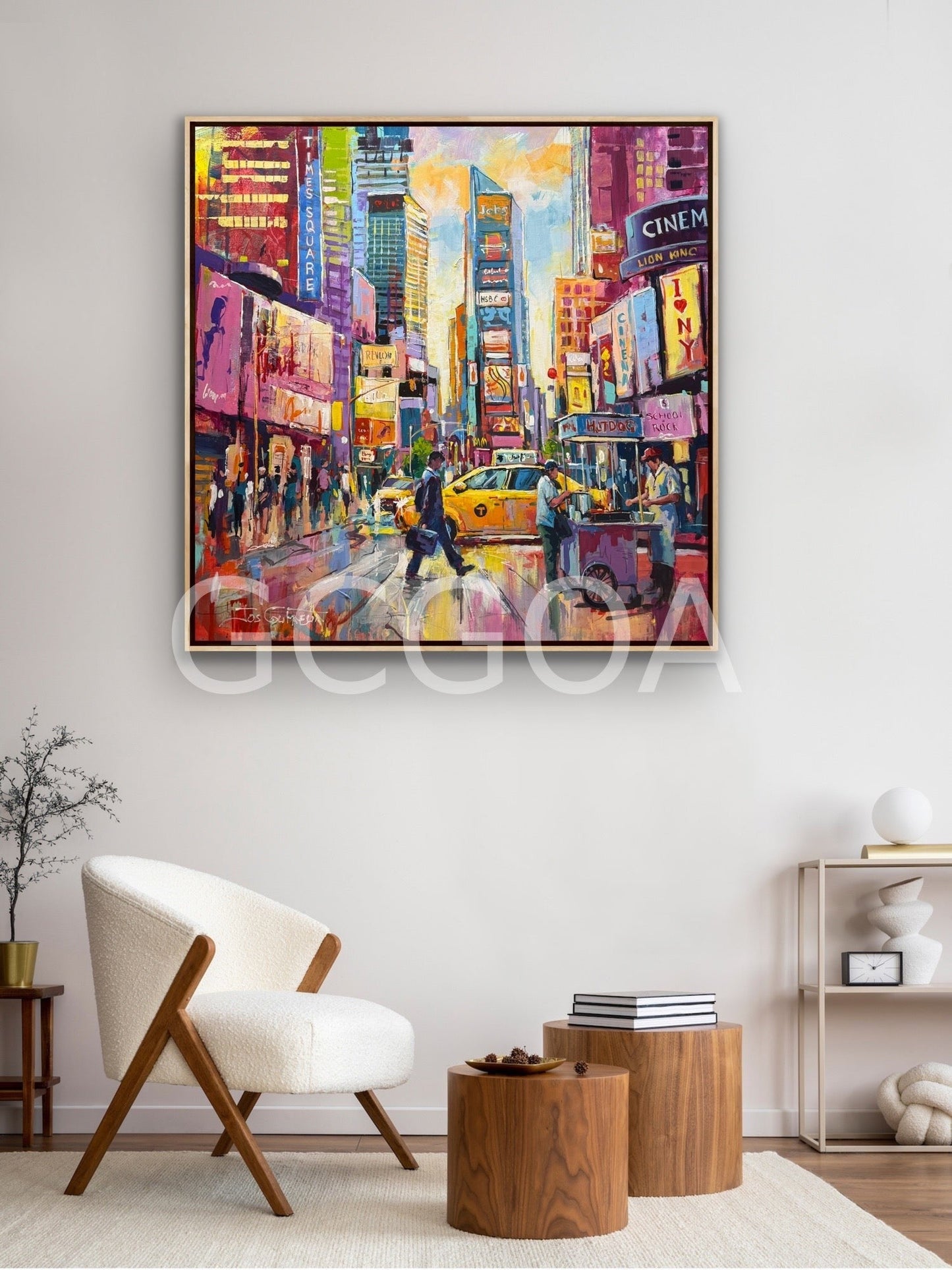 Hot Dog Stand in New York - Gold Coast Gallery Of ArtJos Coufreur
