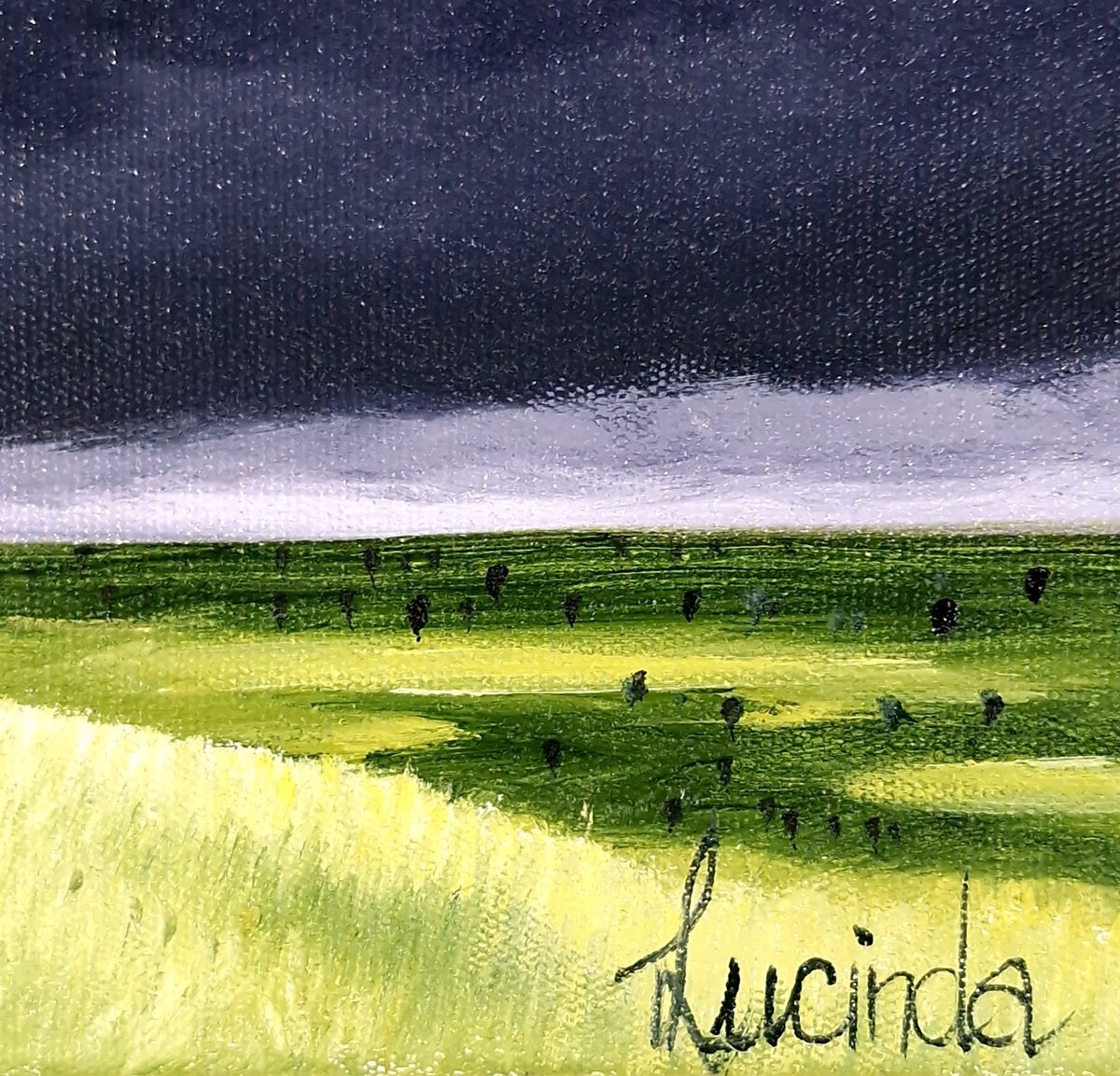 How Green Is The Valley - Original Art - Gold Coast Gallery Of ArtLucinda Leveille