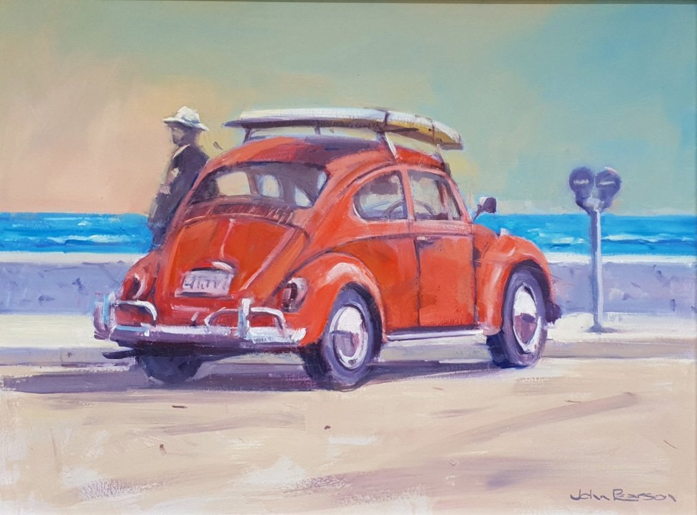 I'm Thinking Of The Days - Original Art - Gold Coast Gallery Of ArtJohn G Pearson