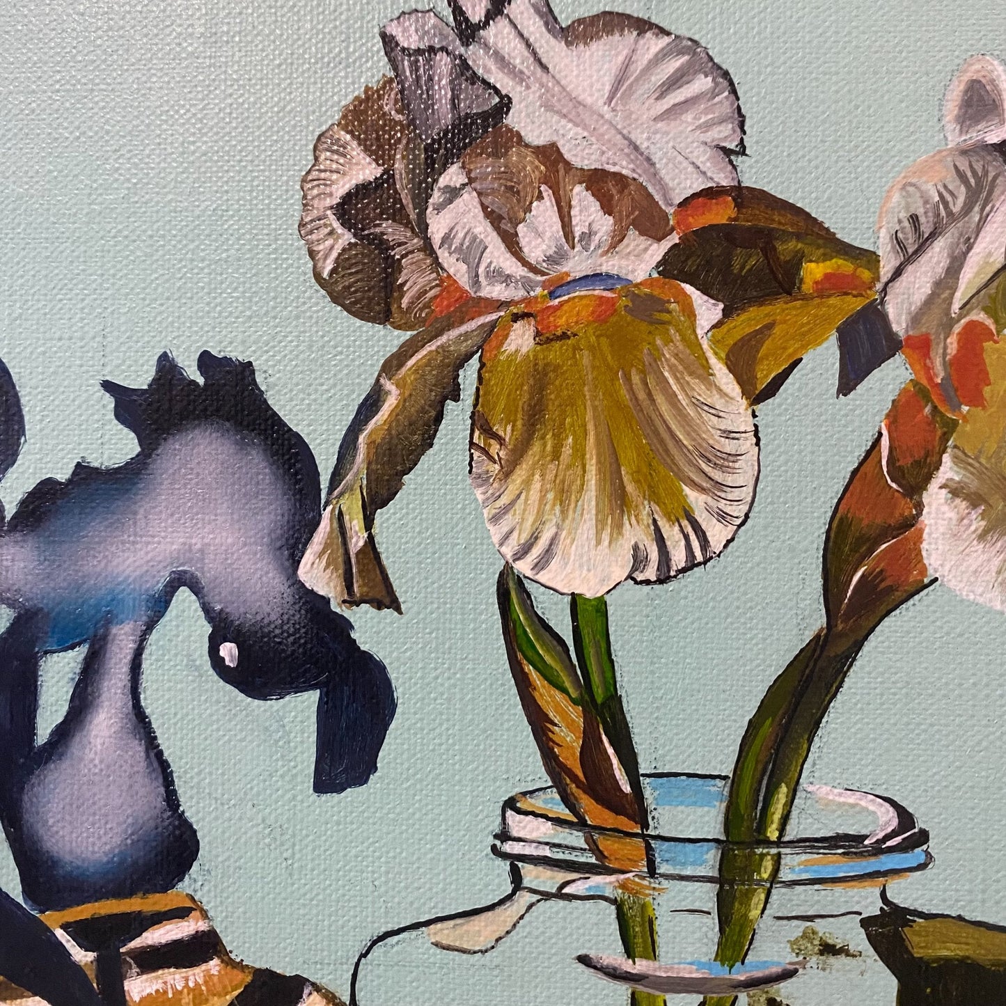 Irises in Glass - Gold Coast Gallery Of ArtWendy Peters