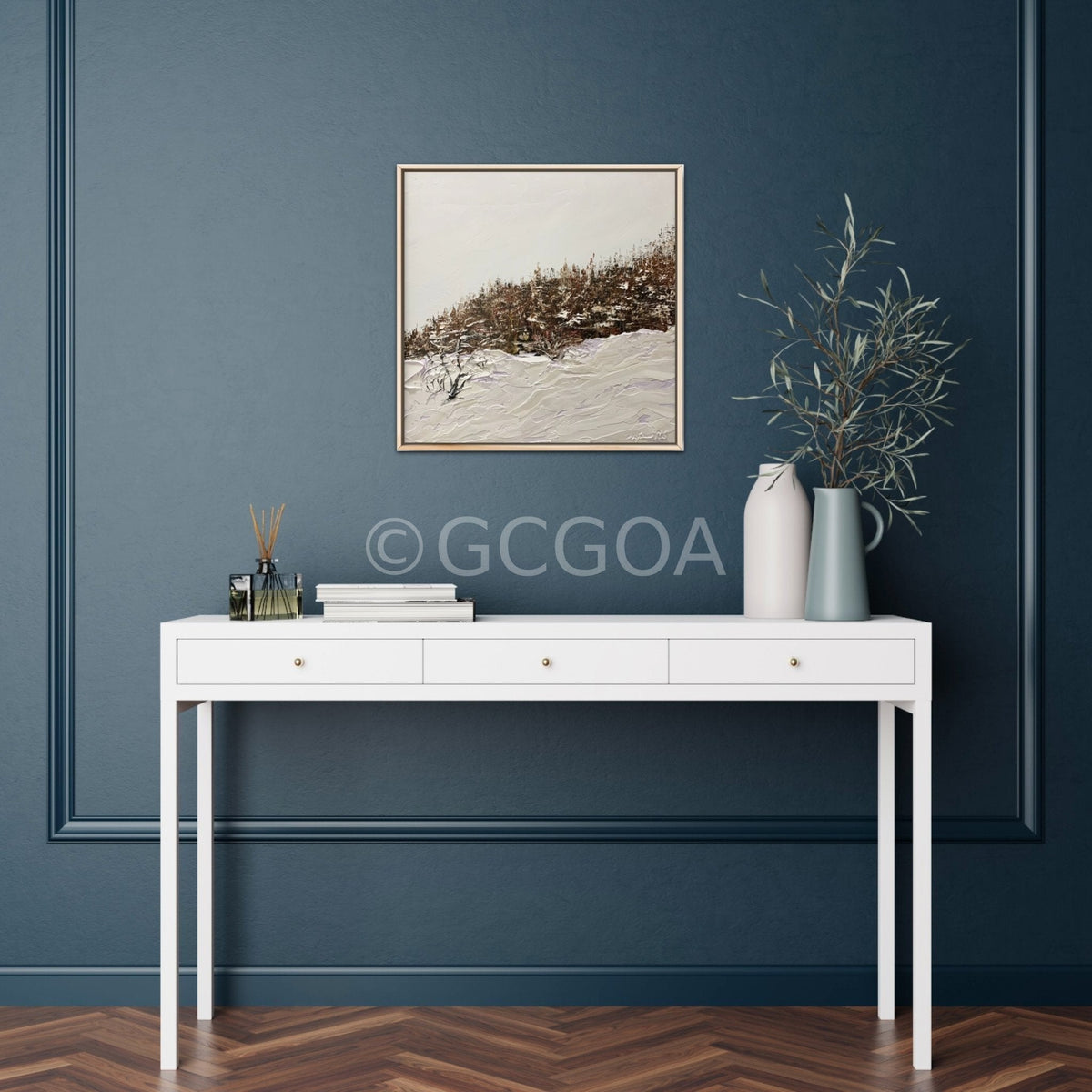 It's Snowing - Original Art - Gold Coast Gallery Of ArtAnjana Rai