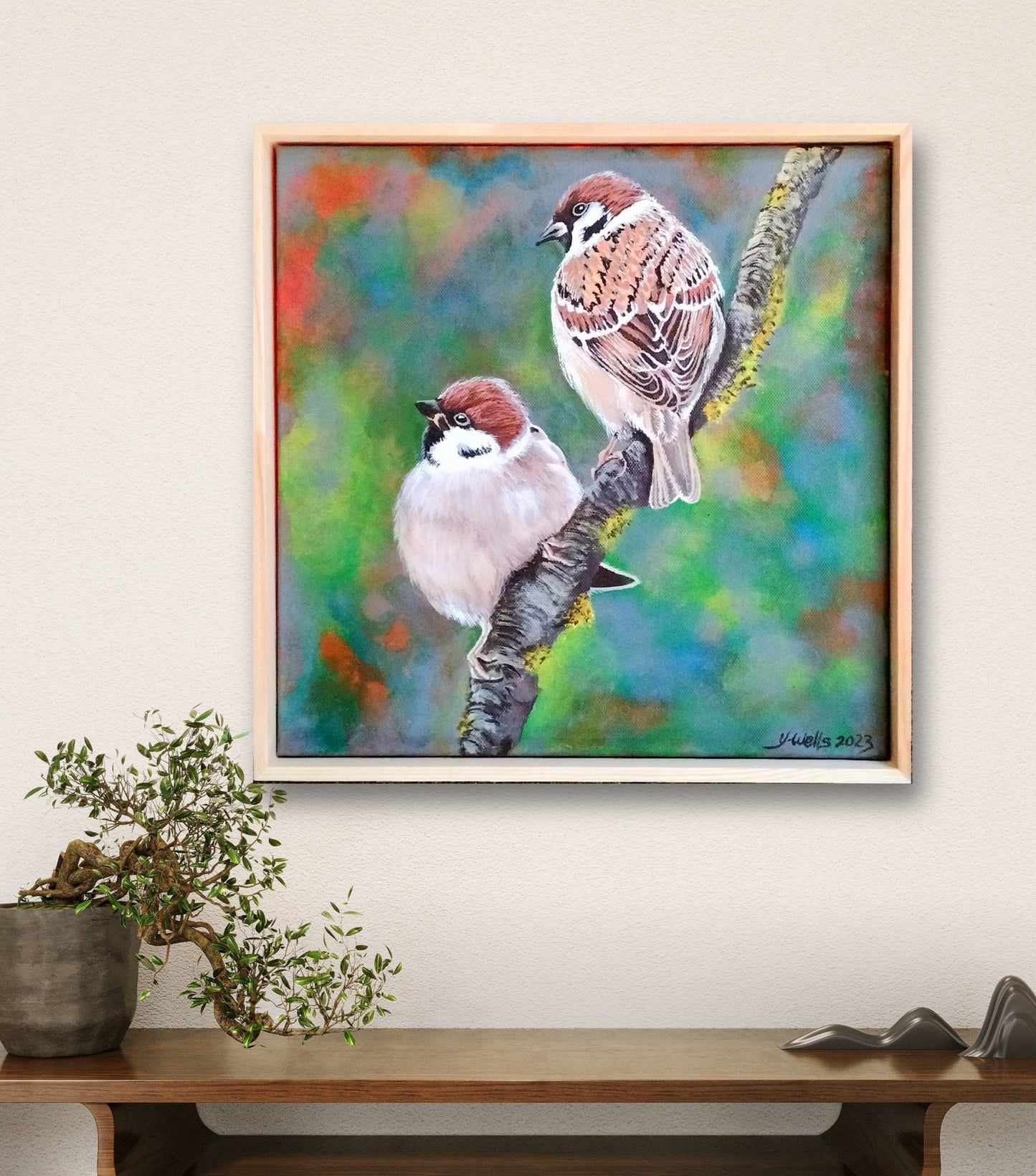 Jill and Jack Sparrow Australia - Original Art - Gold Coast Gallery Of ArtYvonne Wells