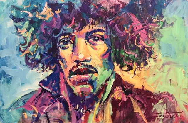 Jimi Hendrix - Original Art - Gold Coast Gallery Of ArtJos Coufreur