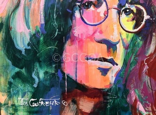 John Lennon - Original Art - Gold Coast Gallery Of ArtJos Coufreur