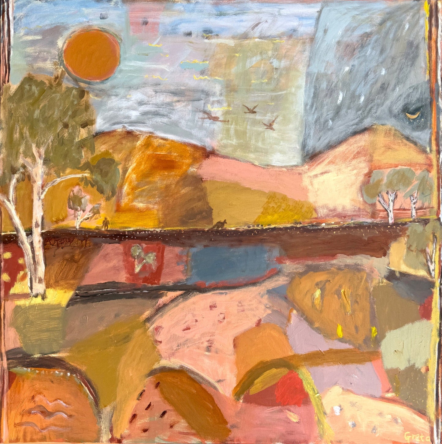 Kangaroo tracker - Gold Coast Gallery Of ArtGreta Hounslow