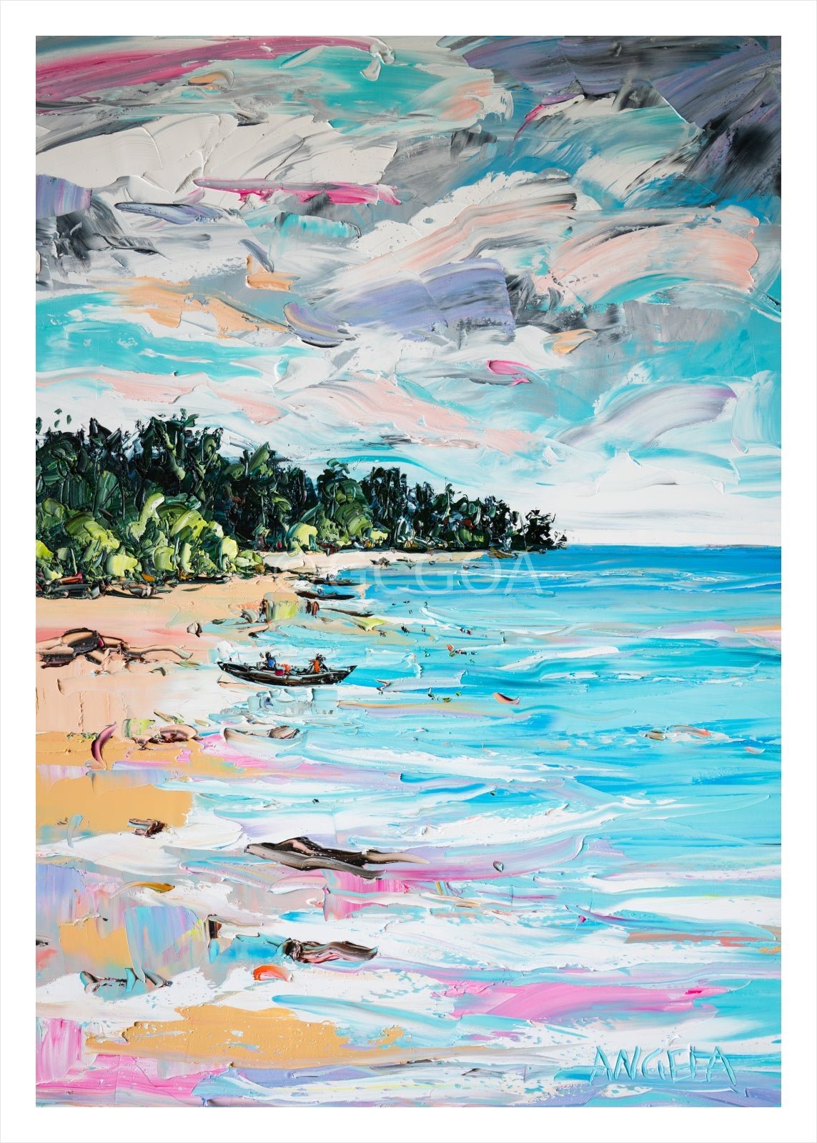 Kiriwina - Fine Art Print - Gold Coast Gallery Of ArtAngela Hawkey
