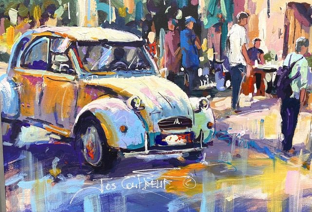 La Maison Rose, France - Original Art - Gold Coast Gallery Of ArtJos Coufreur