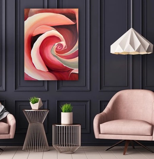 Labyrinth in pink - Original Art - Gold Coast Gallery Of ArtYvonne Wells