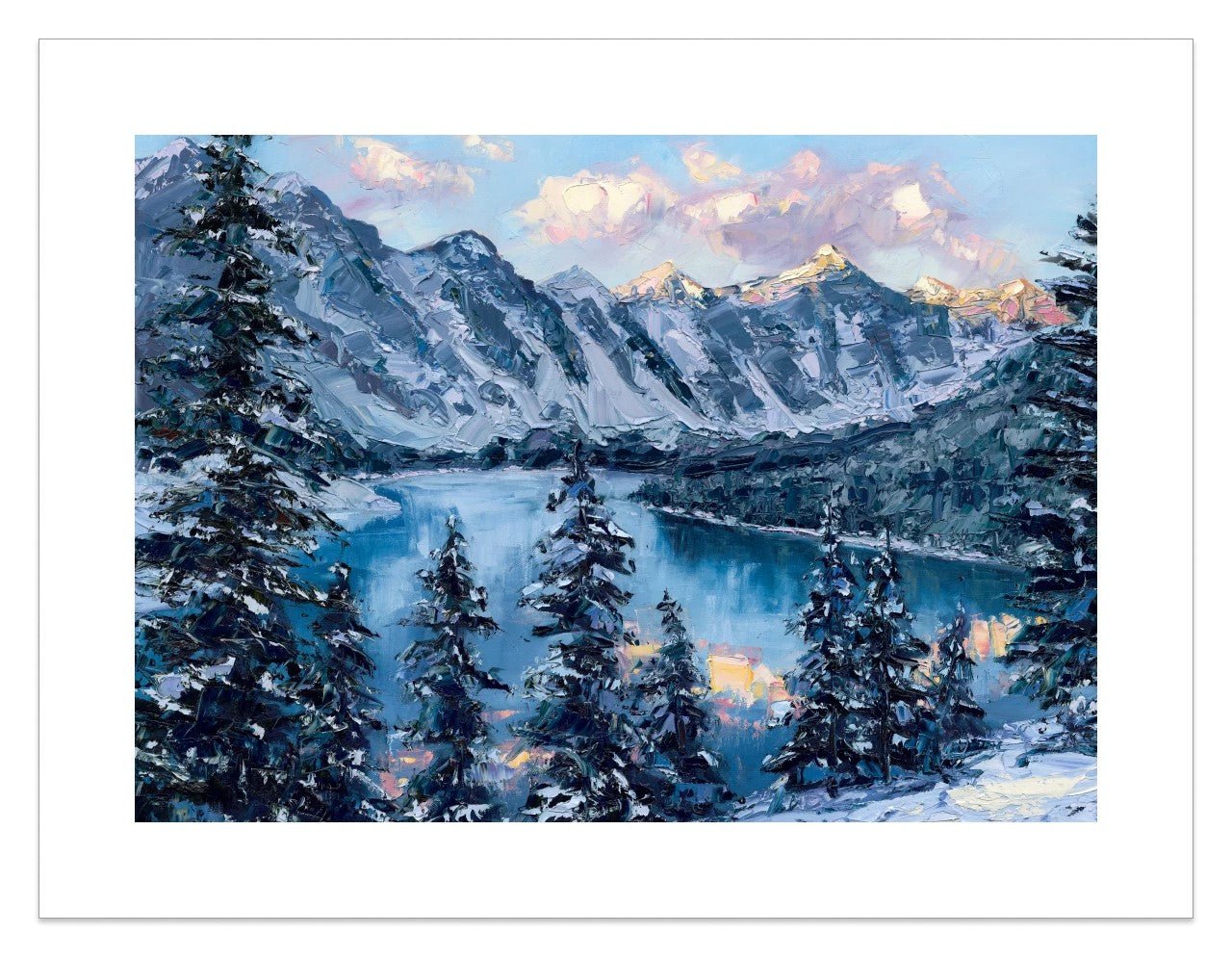 Lake Moraine - Fine Art Print - Gold Coast Gallery Of ArtAngela Hawkey