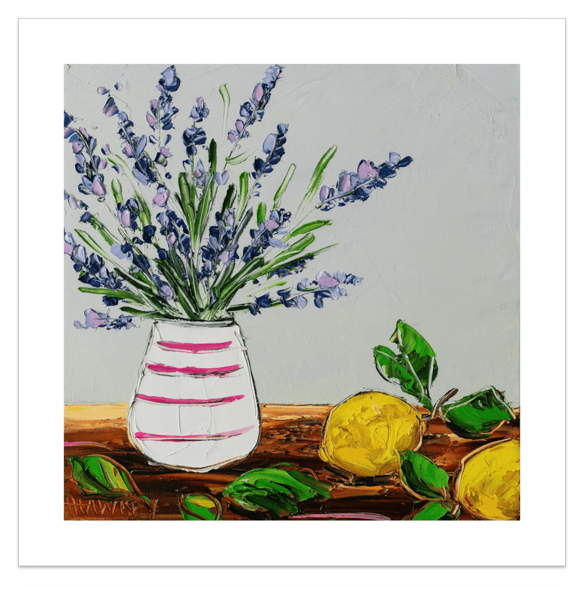 Lavender And Lemons - Fine Art Print - Gold Coast Gallery Of ArtAngela Hawkey