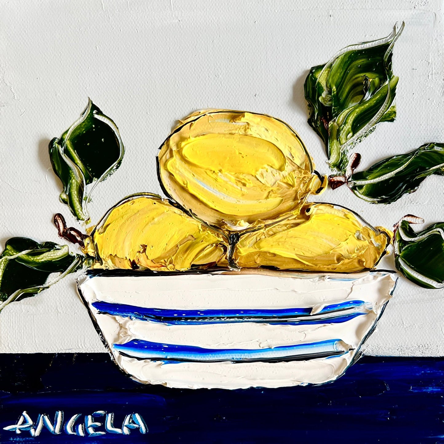 Lemons - Original Art - Gold Coast Gallery Of ArtAngela Hawkey