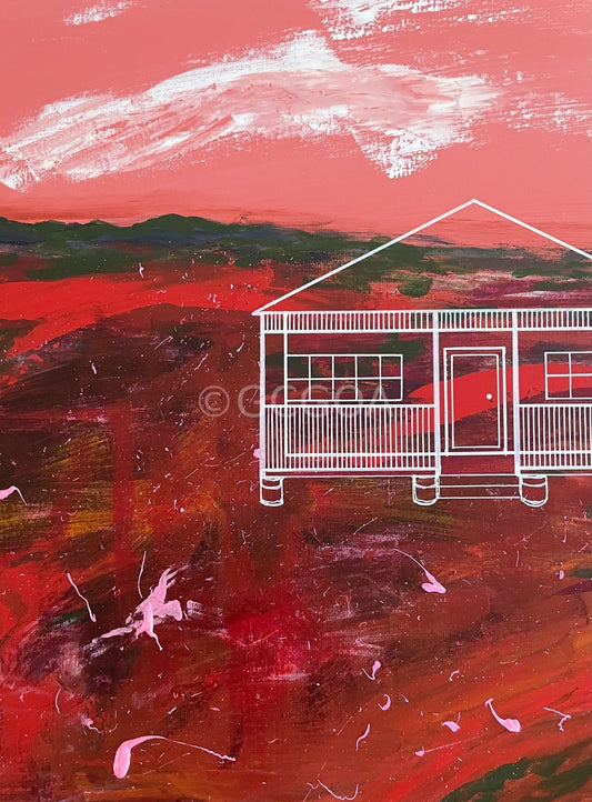 Lines Etched in Ochre - Gold Coast Gallery Of ArtAmy Ruth