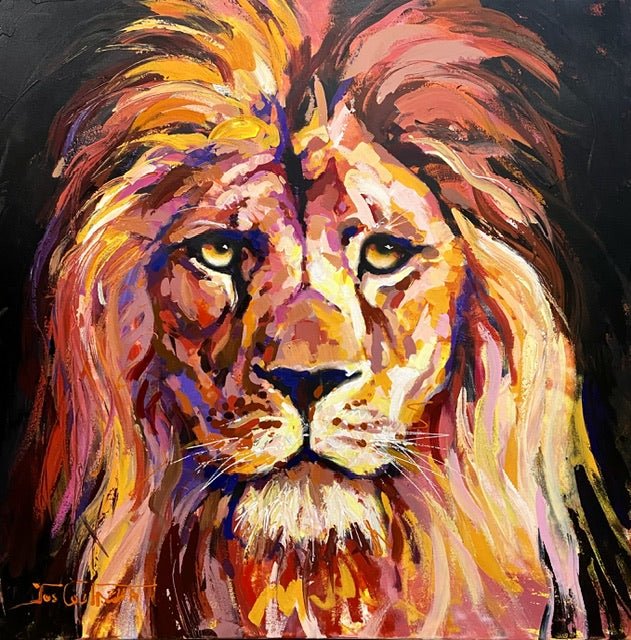 Lion 4 - Original Art - Gold Coast Gallery Of ArtJos Coufreur