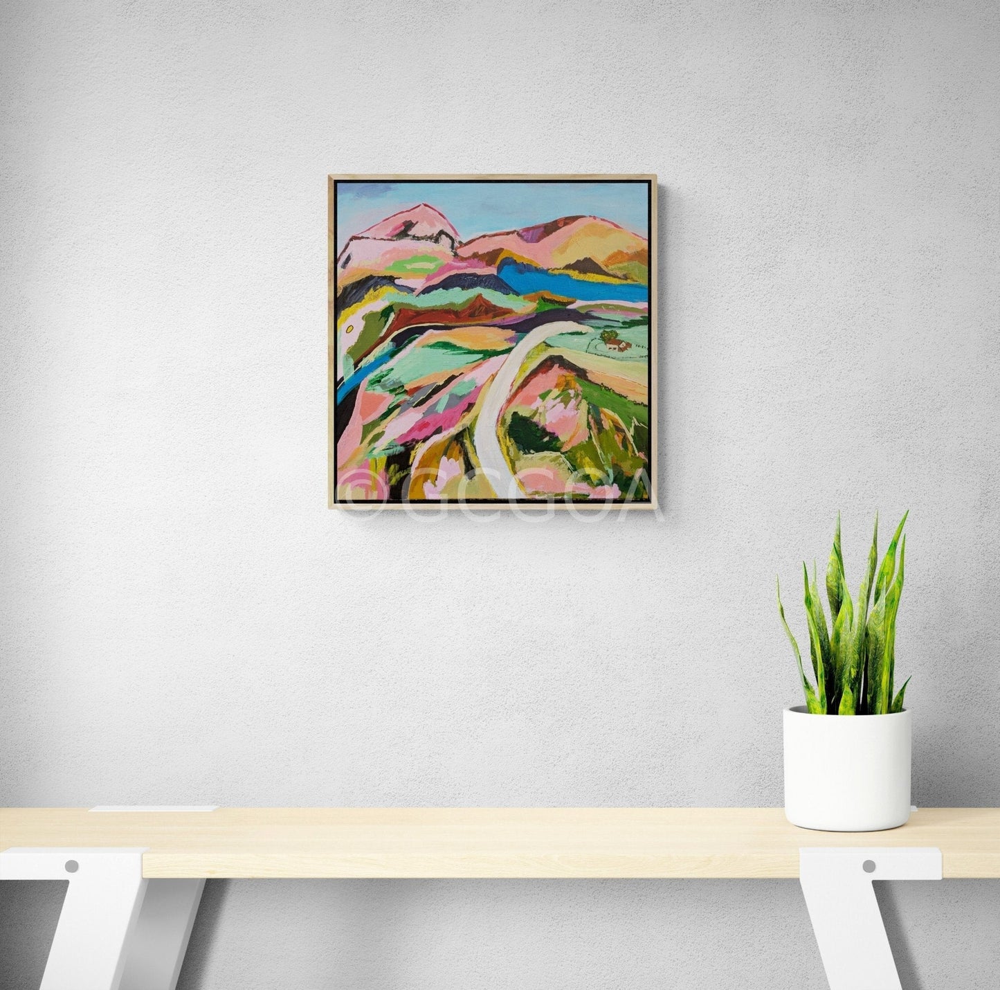 Living Near Hills- Original Art - Gold Coast Gallery Of ArtAlpana Rai