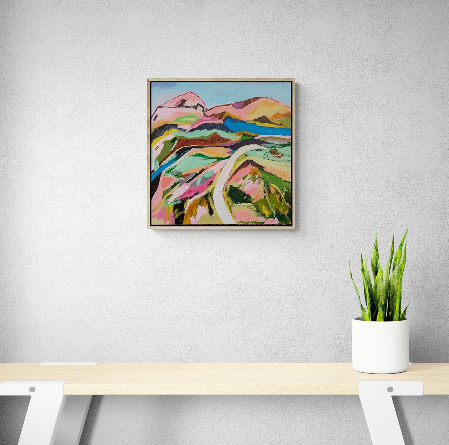 Living Near Hills - Original Art - Gold Coast Gallery Of ArtAlpana Rai