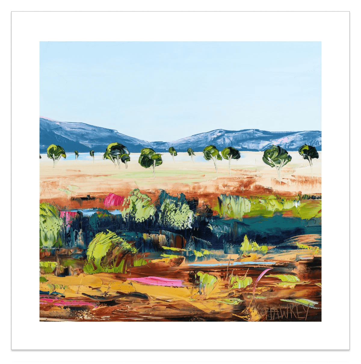 Macedon Ranges 2 - Fine Art Print - Gold Coast Gallery Of ArtAngela Hawkey