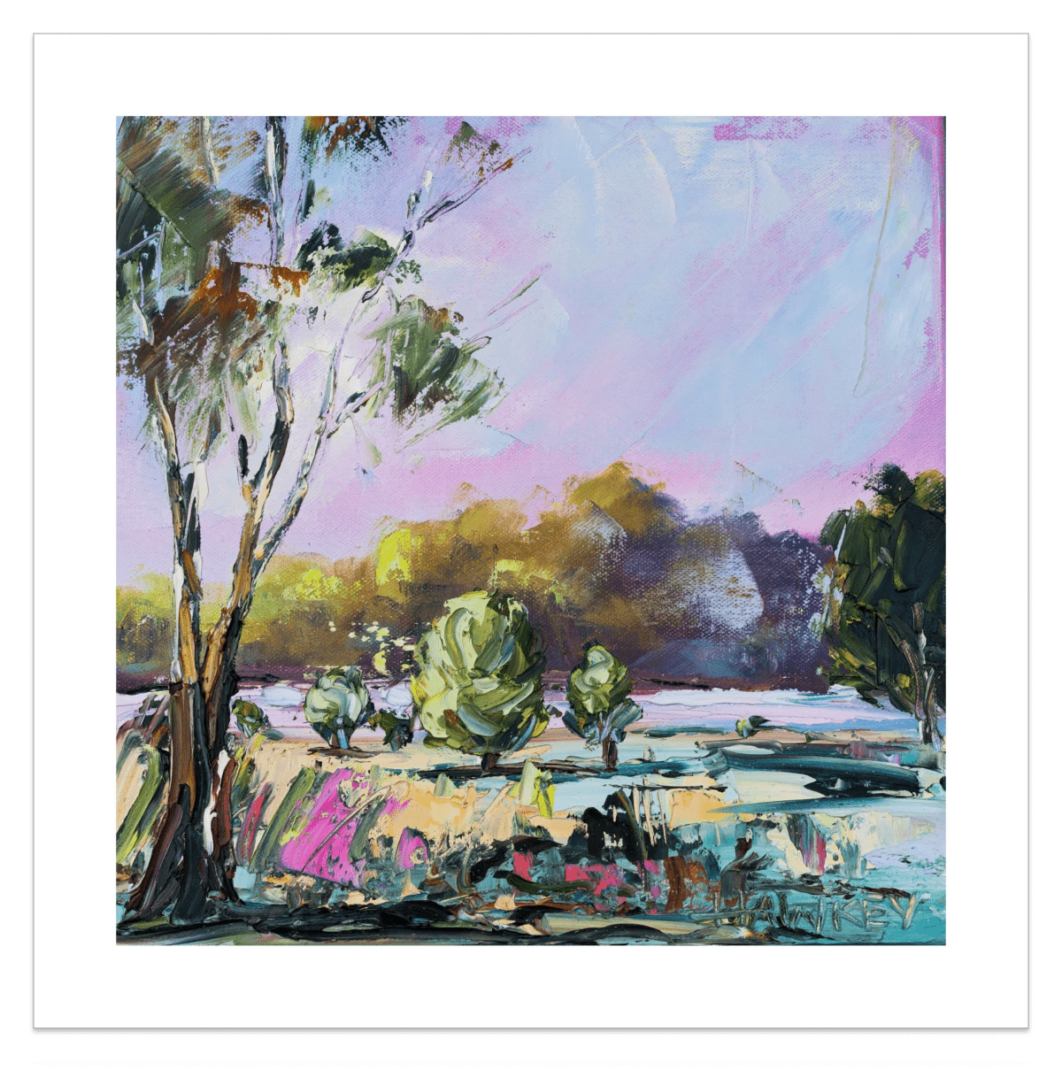 Magenta Mist - Fine Art Print - Gold Coast Gallery Of ArtAngela Hawkey