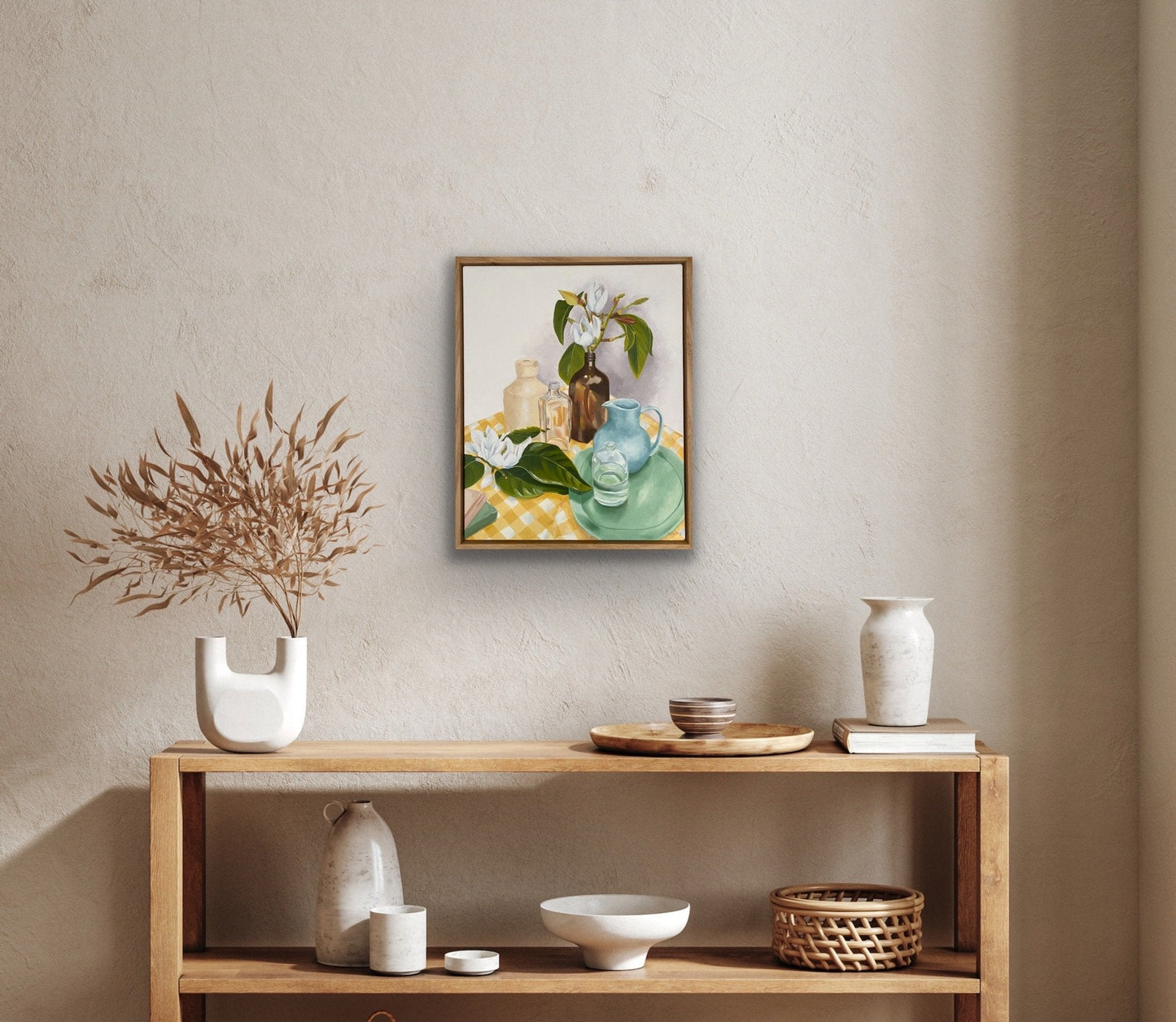 Magnolias in Bottle - Original Art - Gold Coast Gallery Of ArtAmanda Ogilby