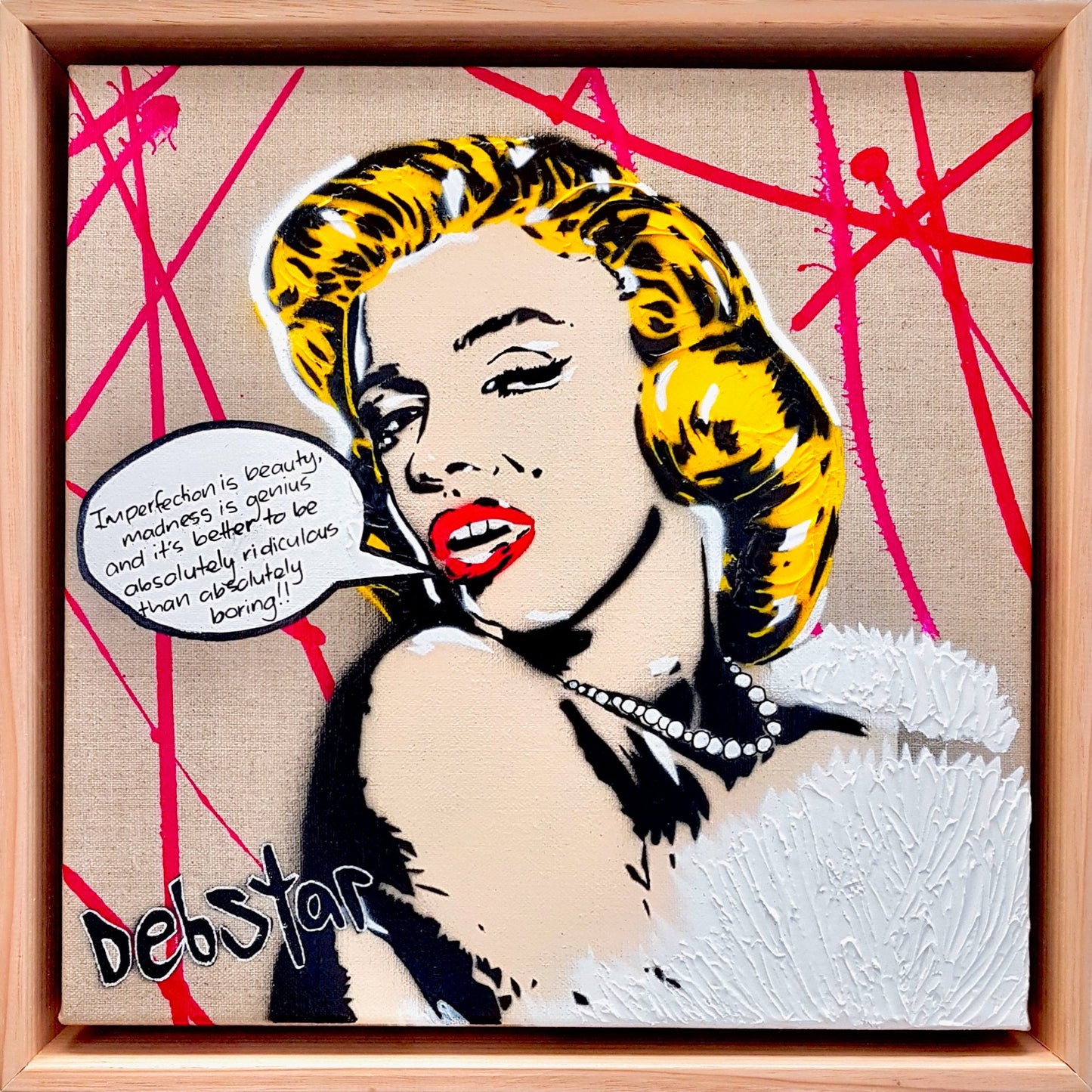 Marilyn Monroe - Life Tips 1 - Gold Coast Gallery Of ArtDeborah Lang