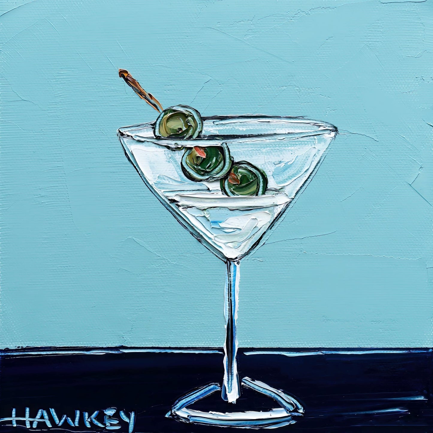 Martini 2 - Fine Art Print - Gold Coast Gallery Of ArtAngela Hawkey