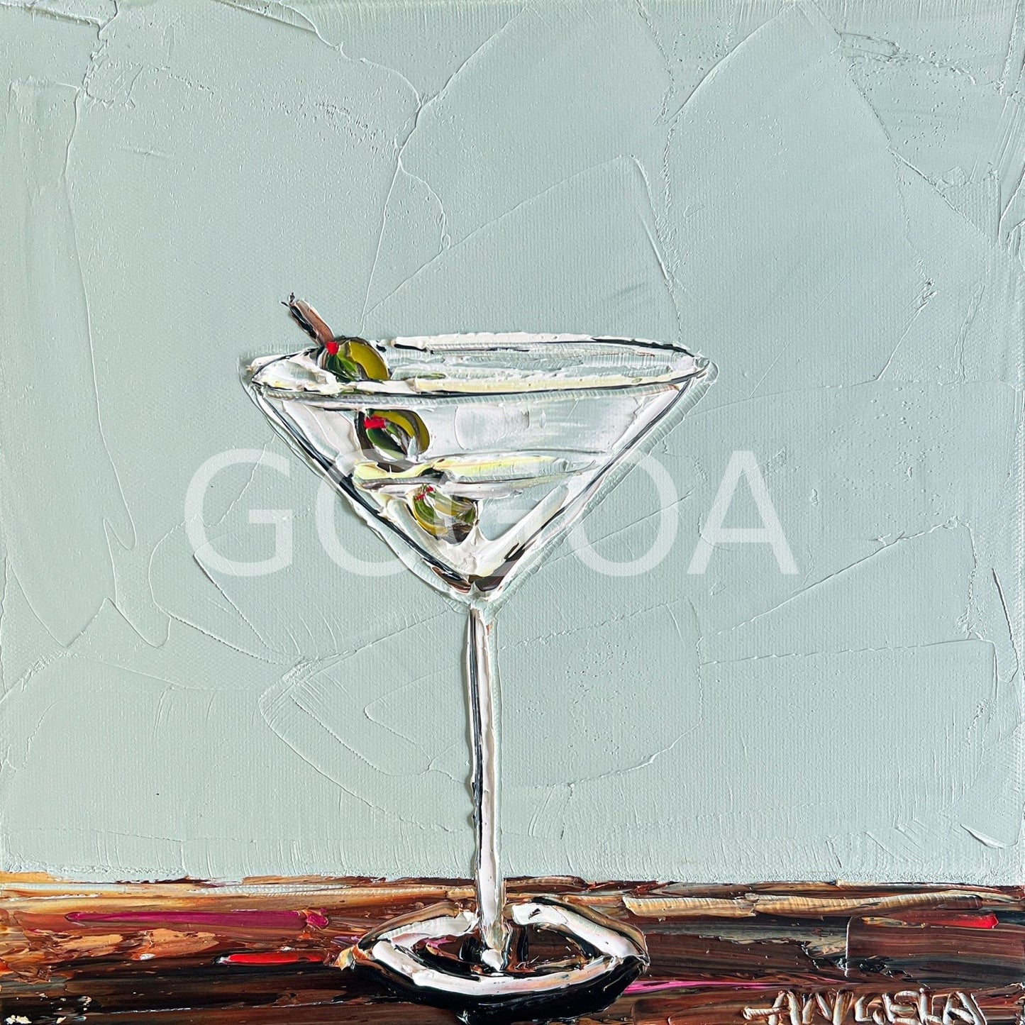 Martini On Green - Gold Coast Gallery Of ArtAngela Hawkey