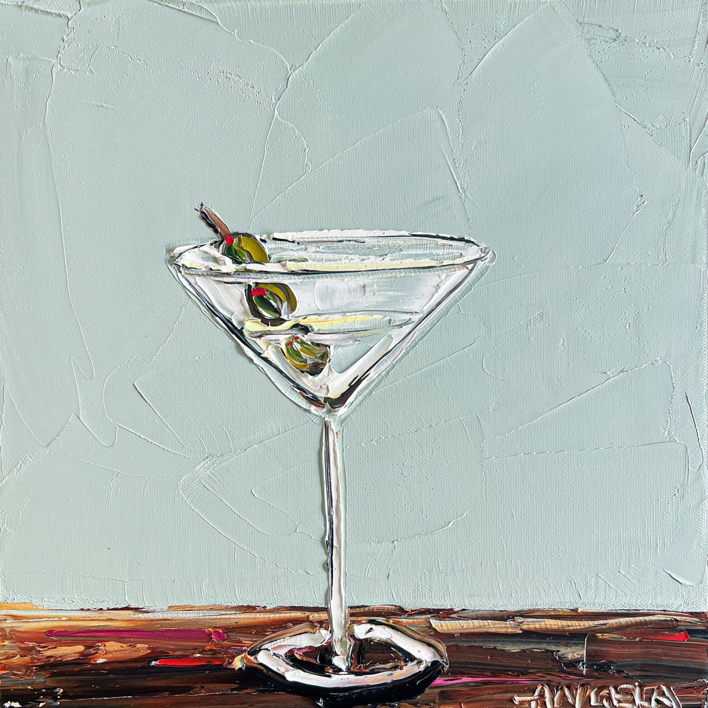 Martini On Green - Gold Coast Gallery Of ArtAngela Hawkey