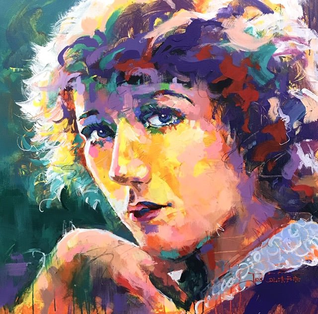 Mary Pickford Movie Star - Original Art - Gold Coast Gallery Of ArtJos Coufreur
