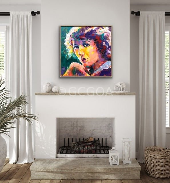 Mary Pickford Movie Star - Original Art - Gold Coast Gallery Of ArtJos Coufreur