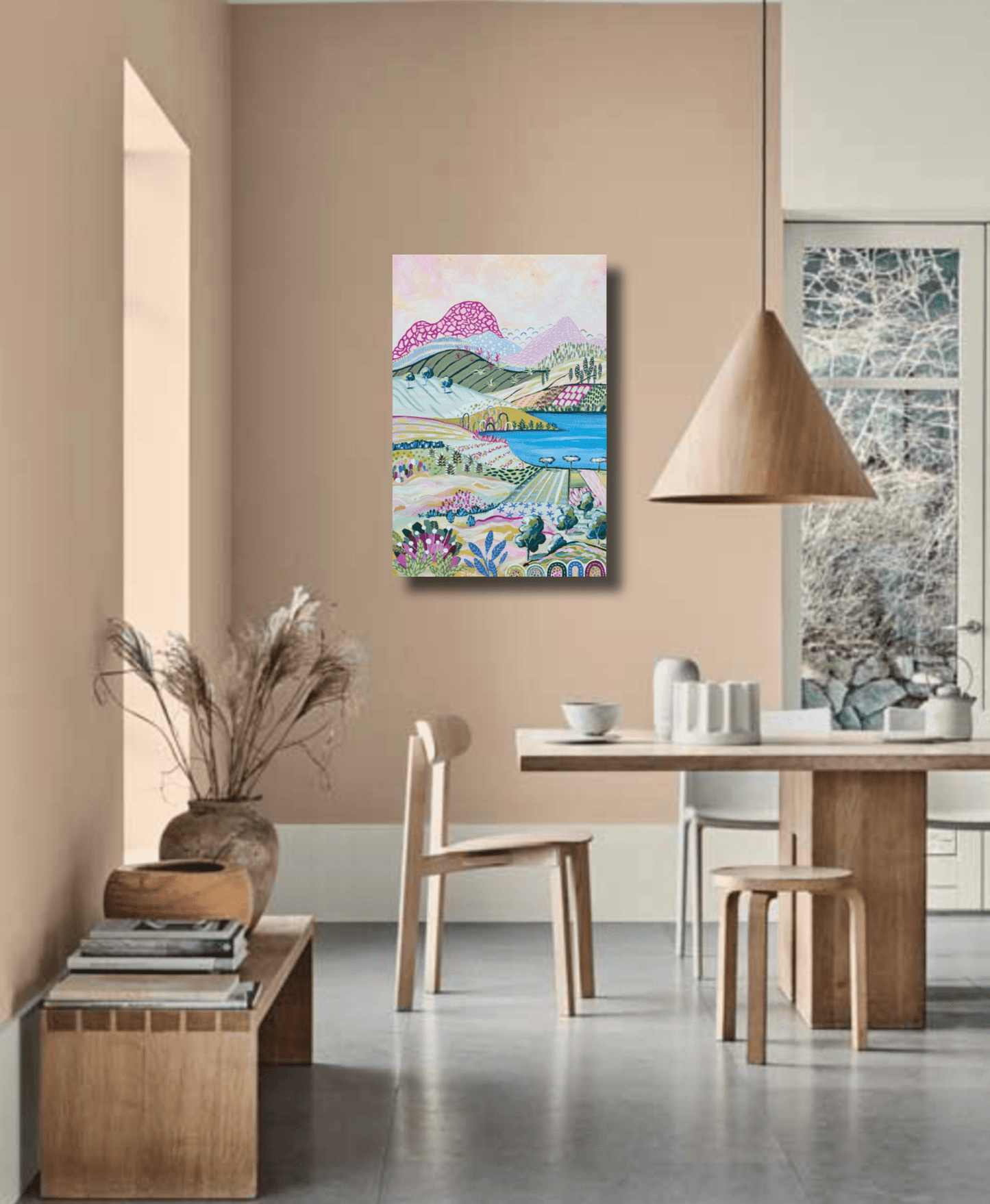 MEADOW MAGIC - ABSTRACT LANDSCAPE - Original Art - Gold Coast Gallery Of ArtDaniela Fowler Art