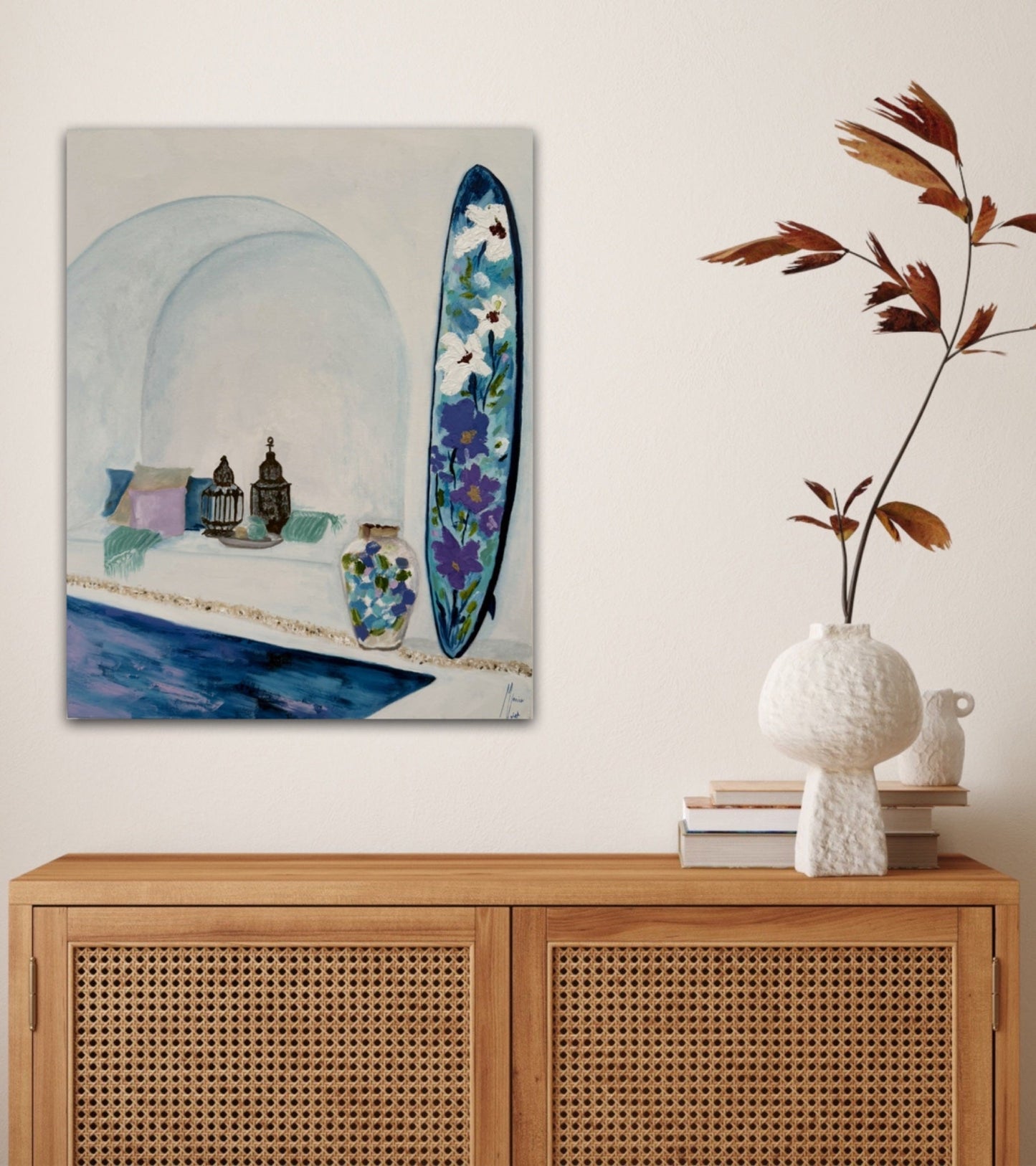 Mediterranean Blooms - Gold Coast Gallery Of ArtMonica Maleck