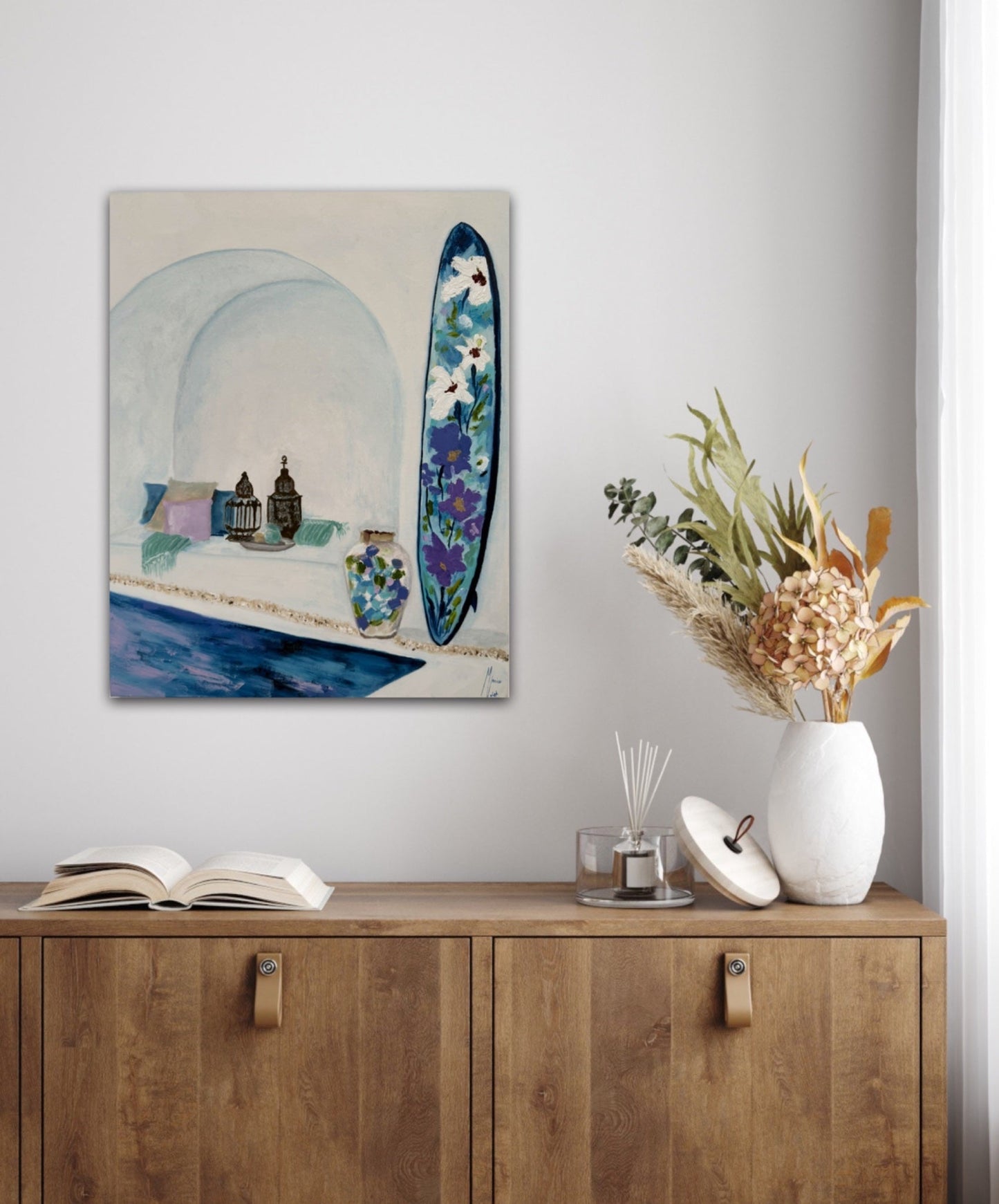 Mediterranean Blooms - Gold Coast Gallery Of ArtMonica Maleck