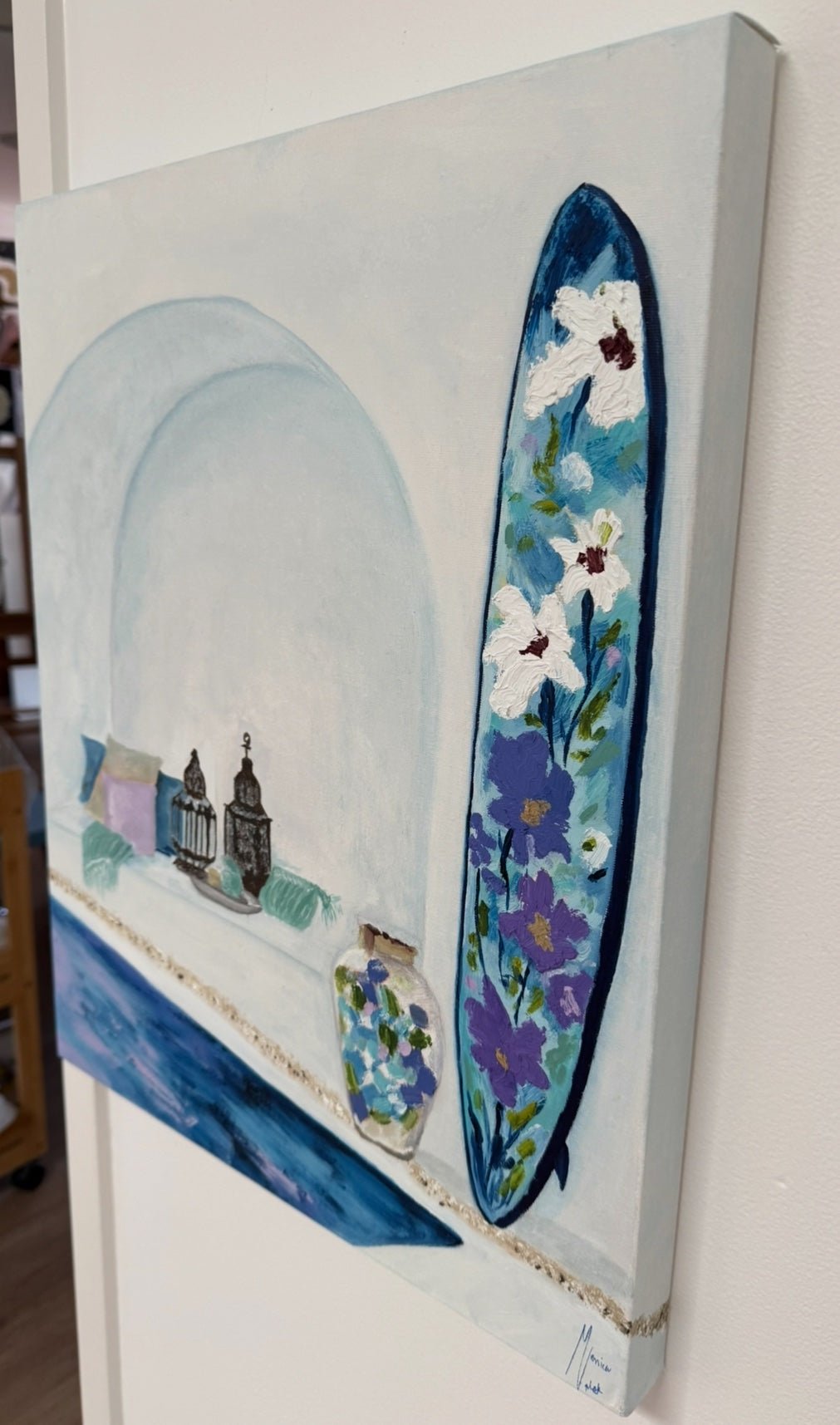 Mediterranean Blooms - Gold Coast Gallery Of ArtMonica Maleck