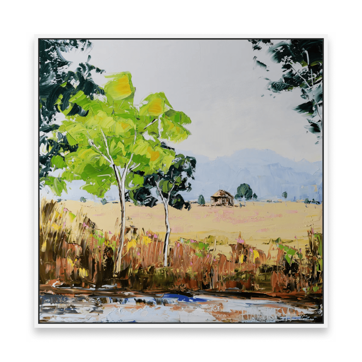 Meeting Place 2 - Fine Art Print - Gold Coast Gallery Of ArtAngela Hawkey