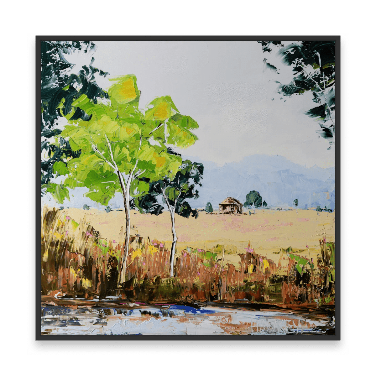Meeting Place 2 - Fine Art Print - Gold Coast Gallery Of ArtAngela Hawkey