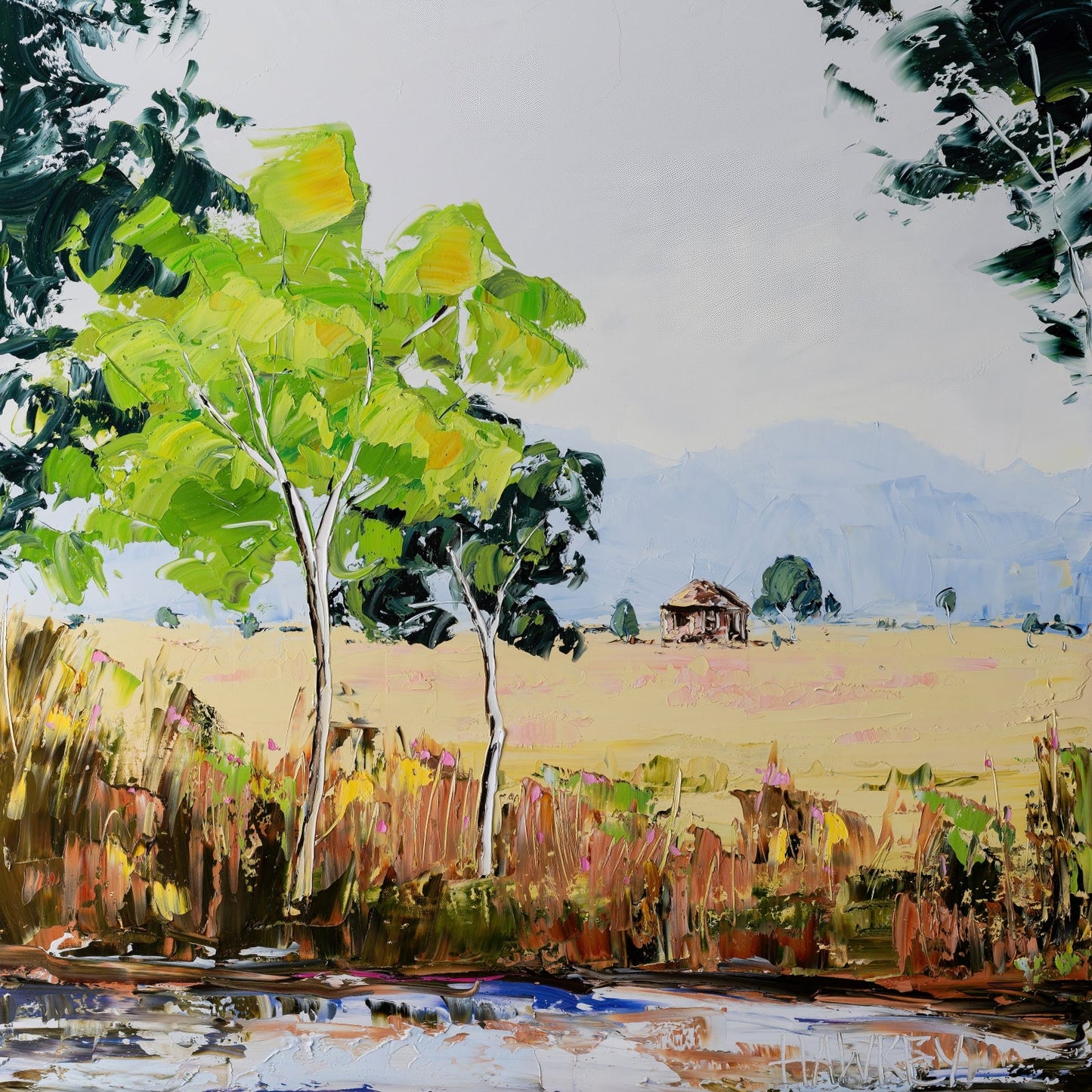 Meeting Place 2 - Fine Art Print - Gold Coast Gallery Of ArtAngela Hawkey