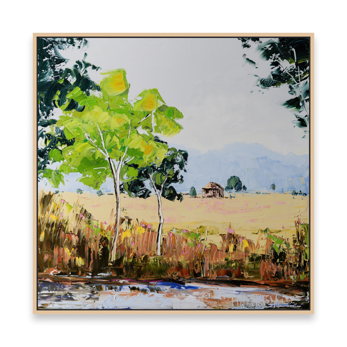 Meeting Place 2 - Fine Art Print - Gold Coast Gallery Of ArtAngela Hawkey