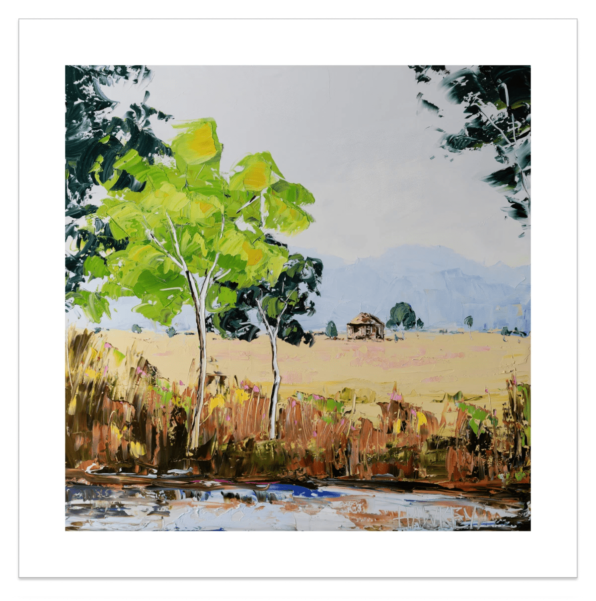 Meeting Place 2 - Fine Art Print - Gold Coast Gallery Of ArtAngela Hawkey