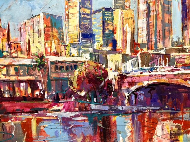 Melbourne 4 - Original Art - Gold Coast Gallery Of ArtJos Coufreur