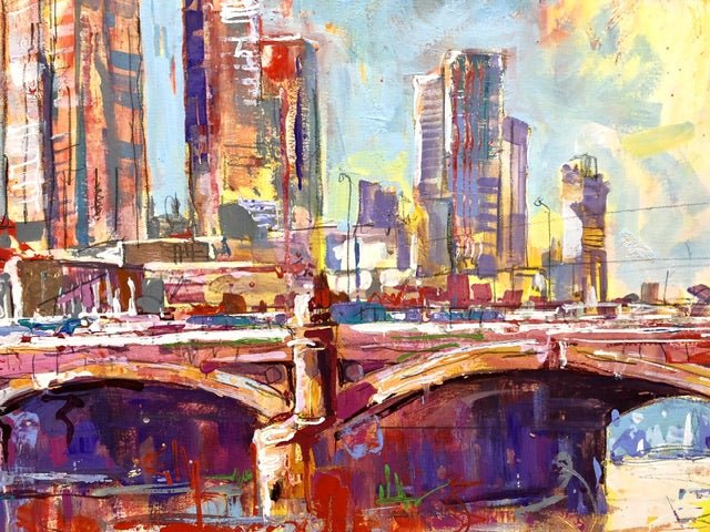 Melbourne 4 - Original Art - Gold Coast Gallery Of ArtJos Coufreur